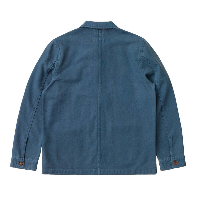 Overshirt | Barney Worker Jacket - Indigo Blue - Herr