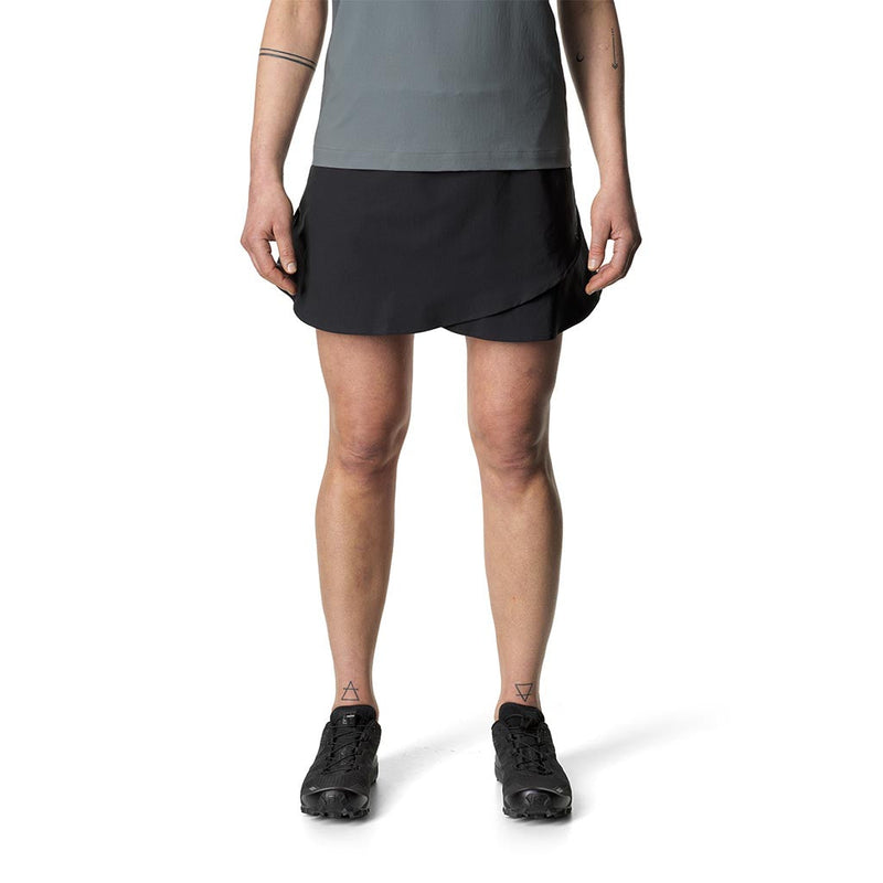 Kjol med shorts | Skort - True Black - Dam