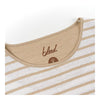 T-shirt | Stripe Linen T-shirt - Sand - Herr