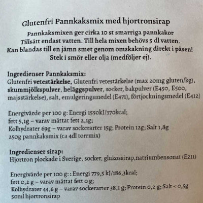 Friluftsmat | Pannkaku Måirber Kit - Pannkaksmix & Hjortronsirap