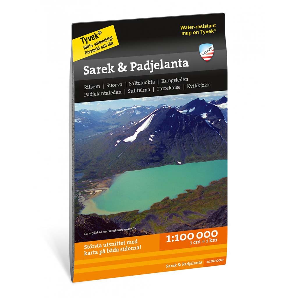 Karta | Sarek & Padjelanta 1:100.000