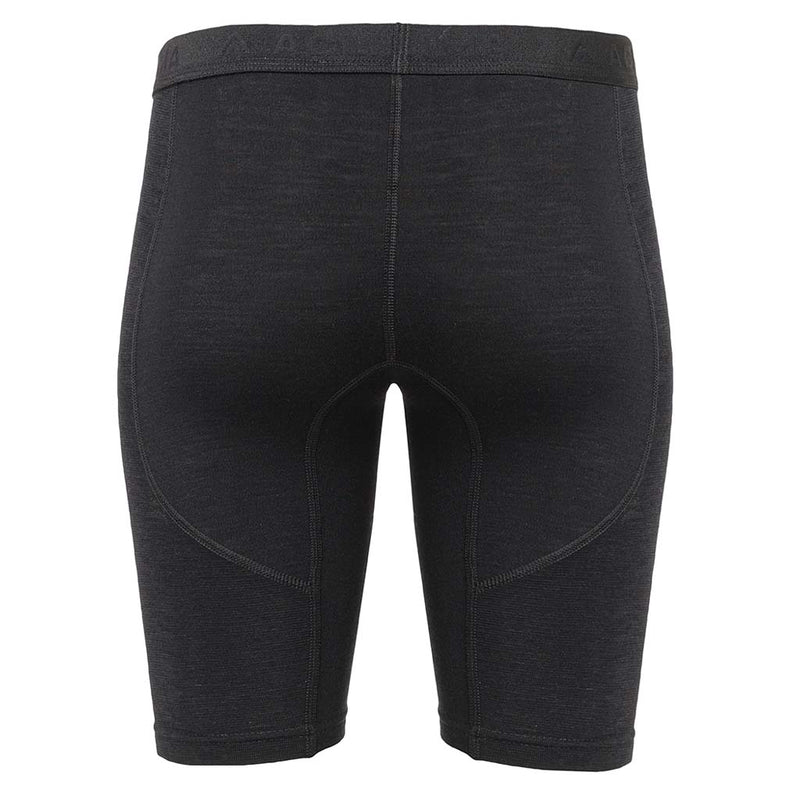 WarmWool Shorts Long - Jet Black - Dam - Vindpinad