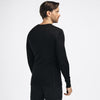 WarmWool Crew Neck - Jet Black - Herr