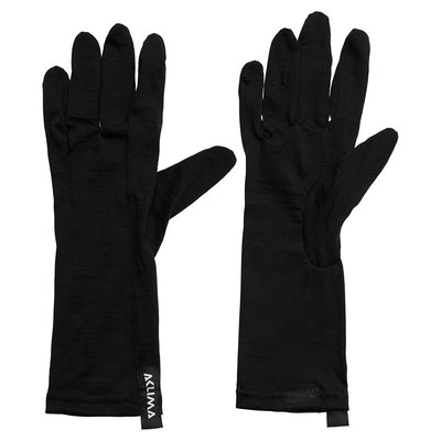 LightWool 140 Liner Gloves - Jet Black - Unisex