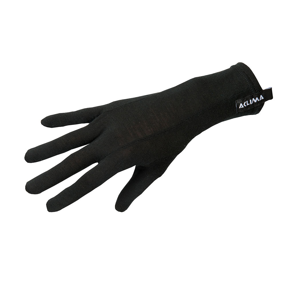 LightWool 140 Liner Gloves - Jet Black - Unisex