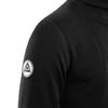 DoubleWool Polo w/zip - Jet Black, Marengo - Herr