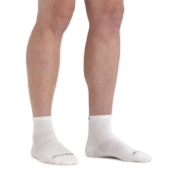 Run Quarter Ultra-Lightweight Running Sock - 1034 - White