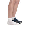 Run Quarter Ultra-Lightweight Running Sock - 1034 - White