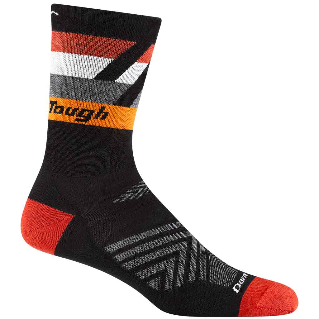 Löparstrumpa | Grit Micro Crew Ultra-Lightweight Running Sock - 1061 - Black