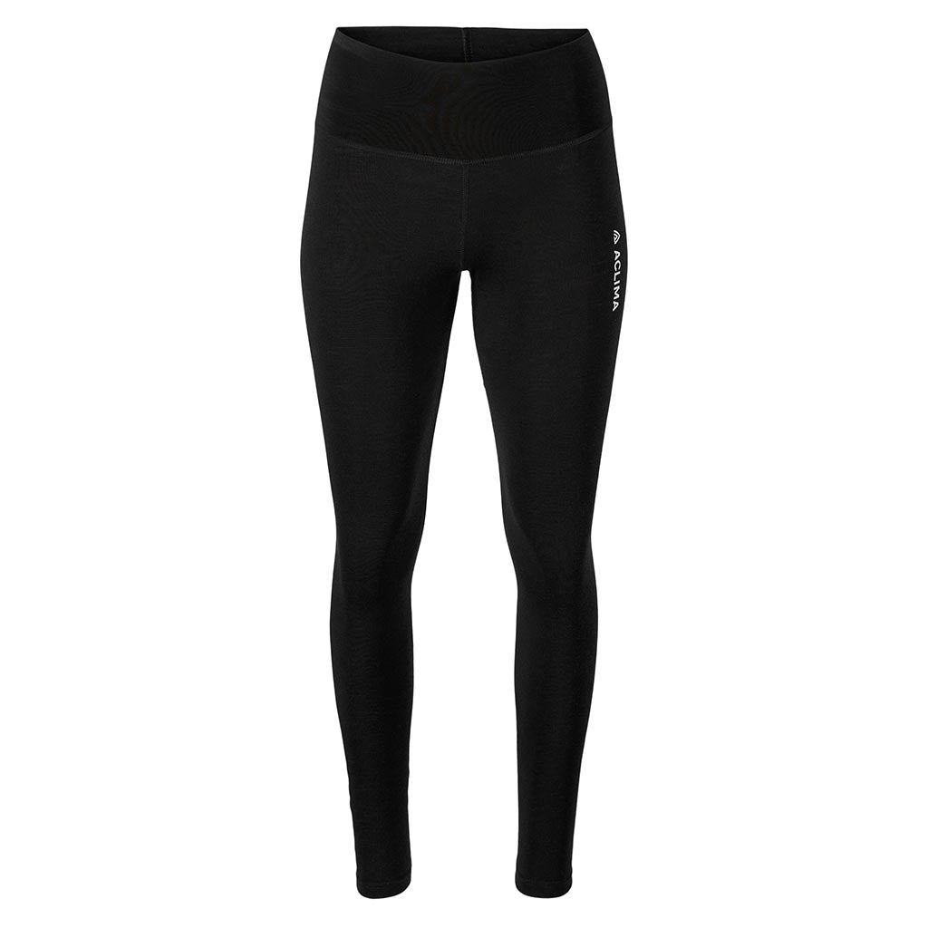 WarmWool Longs High Waist - Jet Black - Dam