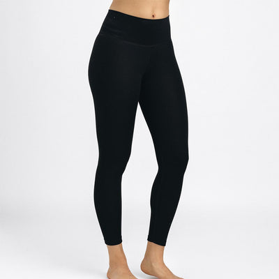 WarmWool Longs High Waist - Jet Black - Dam