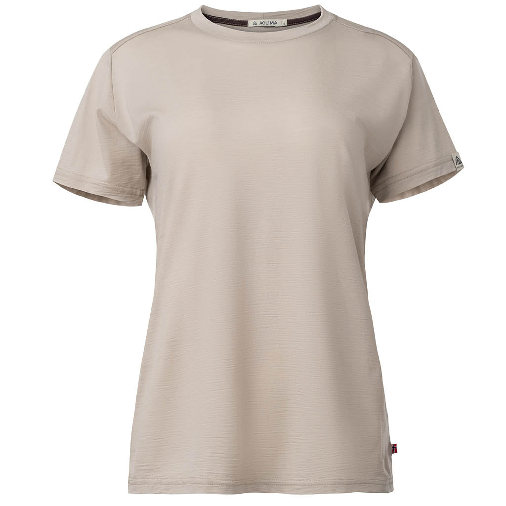 Ull-t-shirt | LightWool 180 Classic Tee - Simply Taupe - Dam
