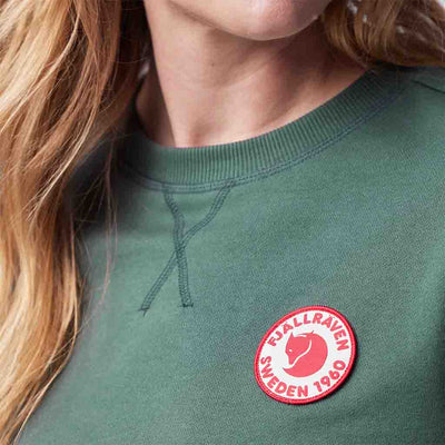 Sweatshirt | 1960 Logo Badge Sweater - Grey-Melange - Dam