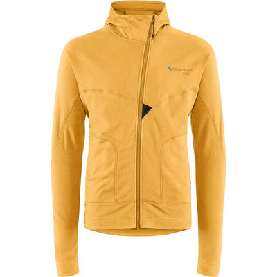 Fleecehoodie | Sigyn Hooded Zip - Amber Gold - Herr