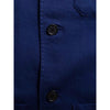 Overshirt | Barney Worker Jacket - Mid Blue - Herr