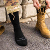 T4021 | Boot Midweight Tactical Sock With Cushion - Black