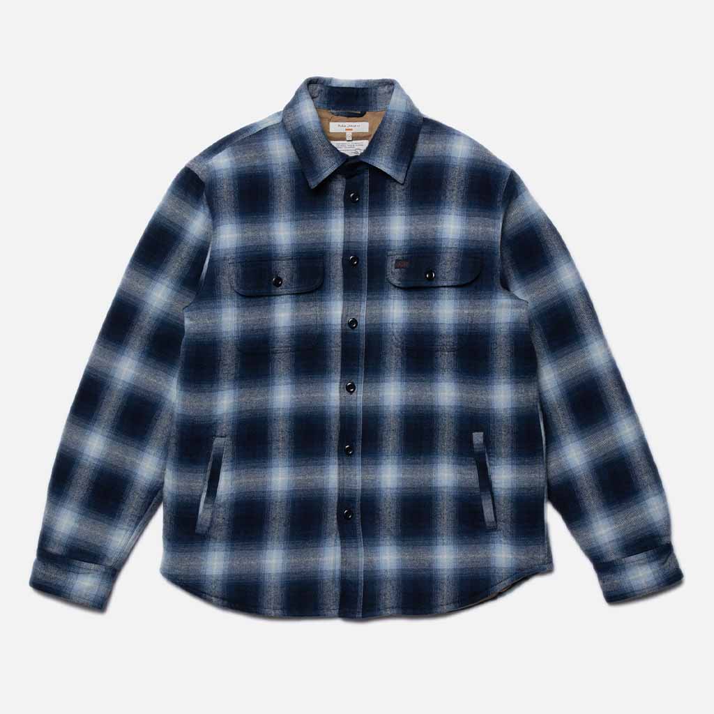 Glenn Padded Shirt - Blue - Herr