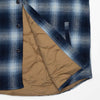 Fodrad skjorta | Glenn Padded Shirt - Blue - Herr