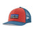 Keps | Kids Trucker Hat - P-6 Logo: Sumac Red