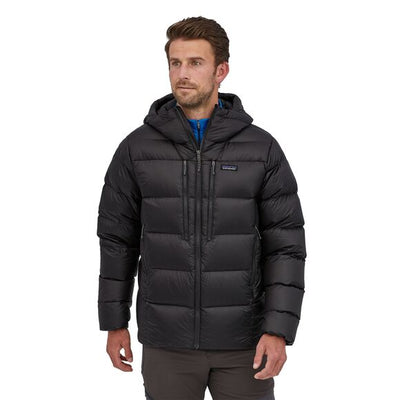 Fitz Roy Down Hoody - Black - Herr