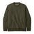 Ulltröja | Recycled Wool-Blend Sweater - Fisherman Stitch: Pine Needle Green - Herr