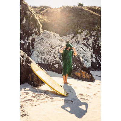 Frottéponcho | Terry Surf Poncho - Forest Green - Unisex