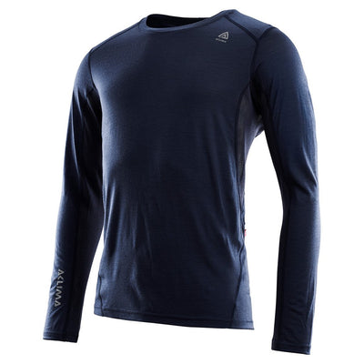 LightWool Sports LS Shirt - Navy Blazer - Herr