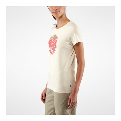 T-shirt | Arctic Fox Print - Chalk White - Dam