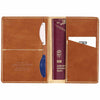 Passfodral | Leather Passport Cover - Leather Cognac