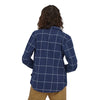 Long-Sleeved Organic Cotton Midweight Fjord Flannel Shirt - Woodland: New Navy - Dam