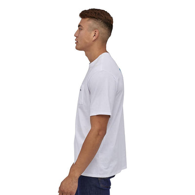T-shirt | Line Logo Ridge Pocket Responsibiliti-Tee - White - Herr