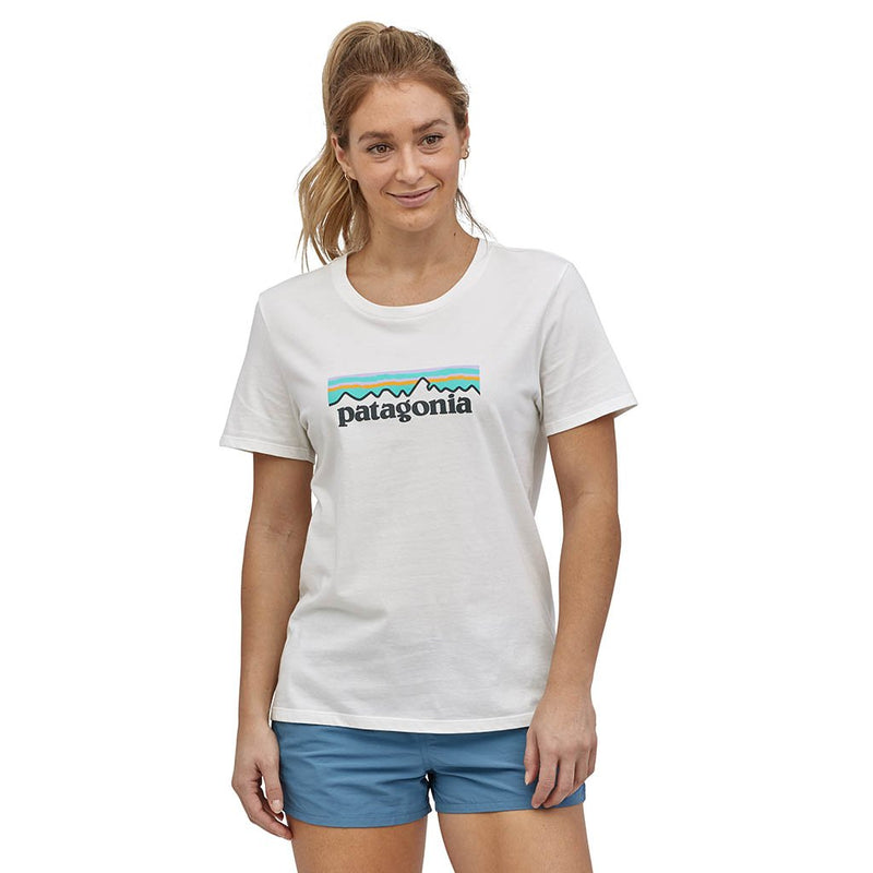T-shirt | Pastel P-6 Logo Organic Crew - White - Dam