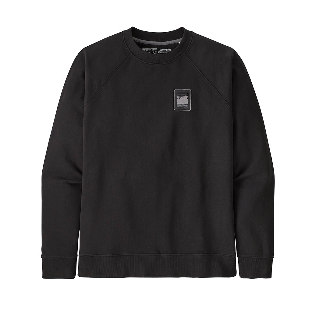 Tröja | Alpine Icon Regenerative Organic Cotton Crew Sweatshirt - Black - Herr