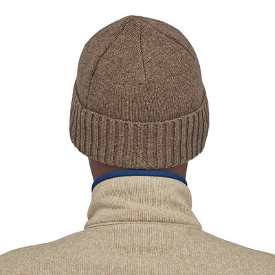 Brodeo Beanie - Fitz Roy Trout Patch: Ash Tan - Unisex - Vindpinad