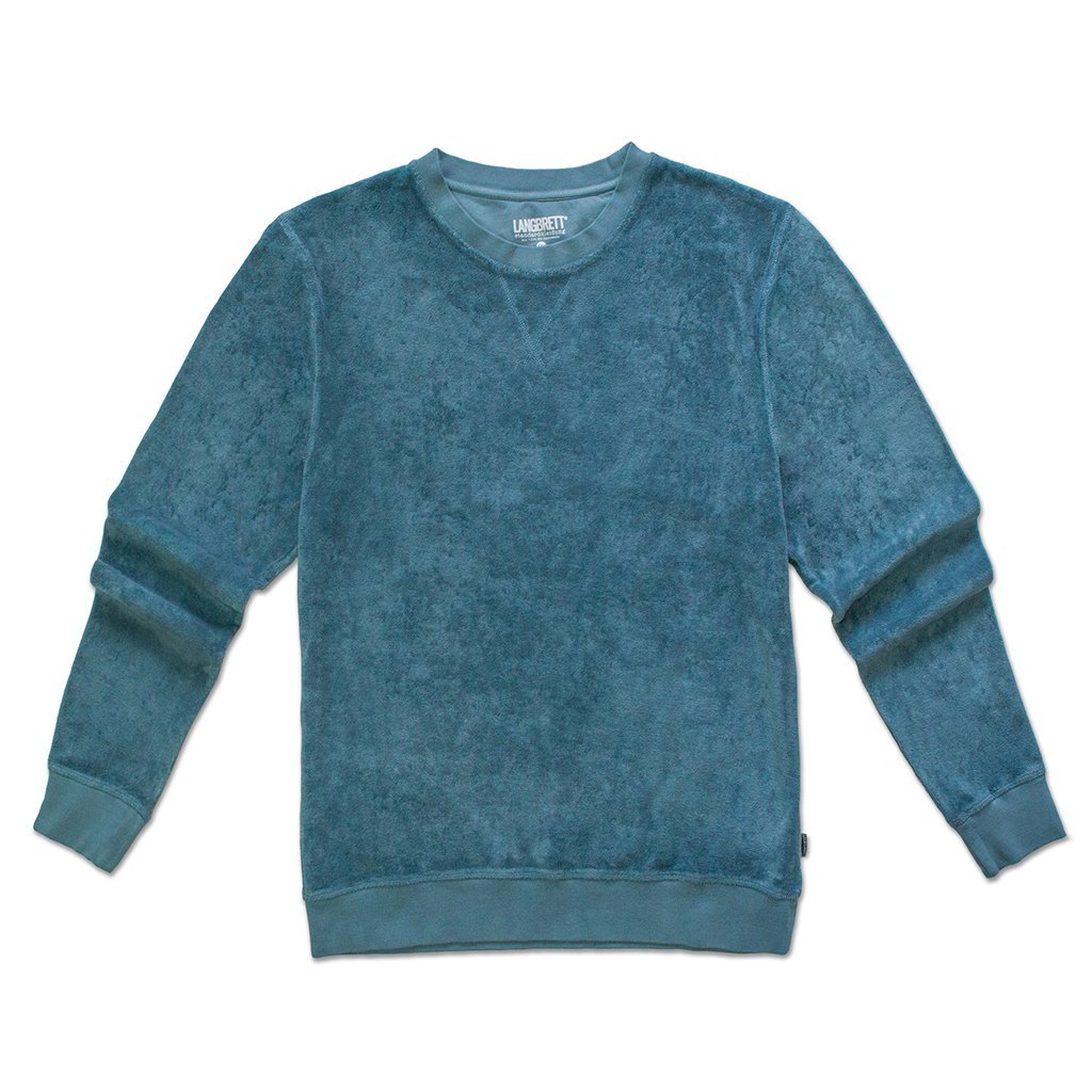 Frottee Sweater - Aqua - Unisex - Vindpinad