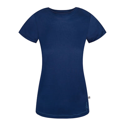 Lizardskin Tencel® T-shirt - Blue - Dam - Vindpinad