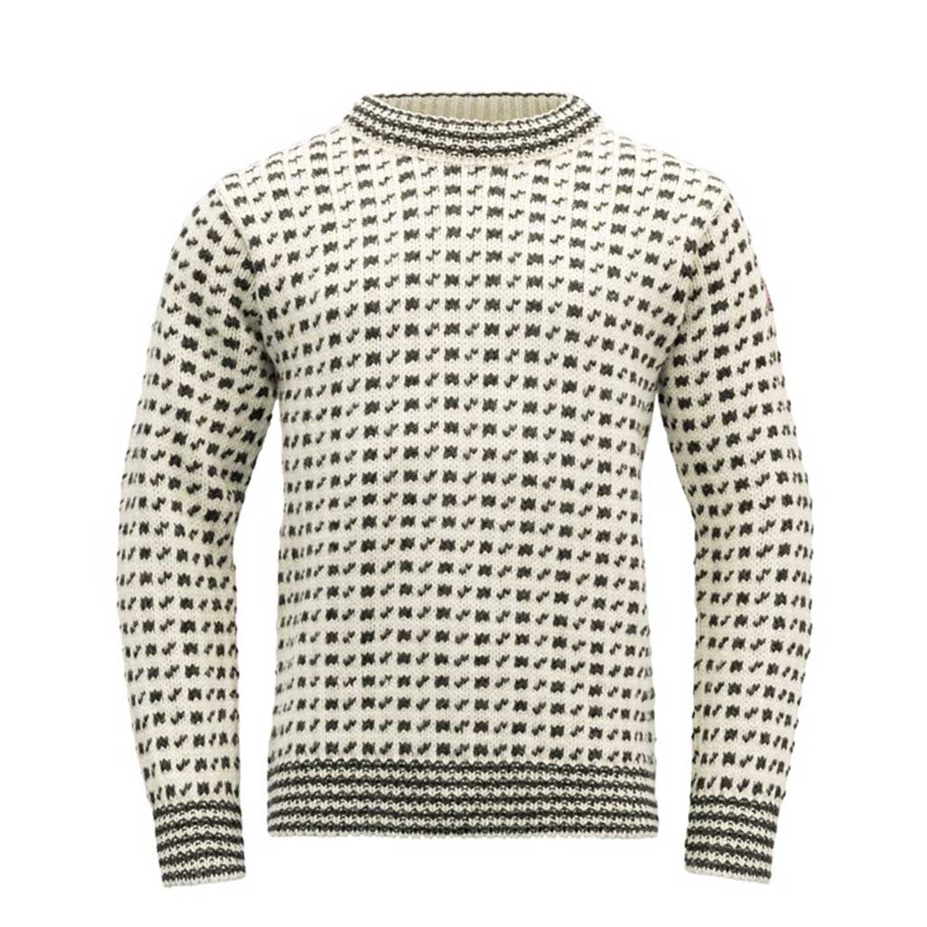 Ulltröja | Original Islender Wool Sweater - Offwhite / Anthracite - Unisex